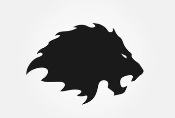 lion logo. isolated vector images of lion head © Назарій