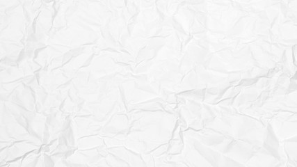 White paper wrinkled, wrinkles ,crumple.