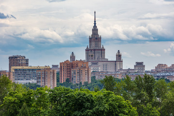 Obraz premium Skyline Moskau