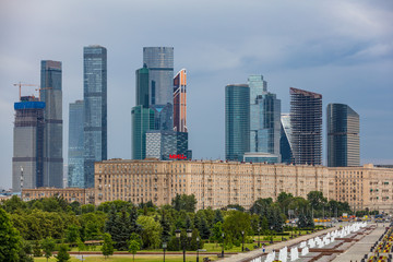 Obraz premium Skyline Moskau