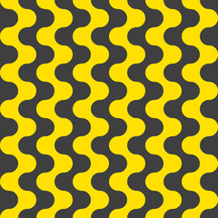 pattern with yellow curves