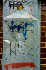 graffiti on aeroduct