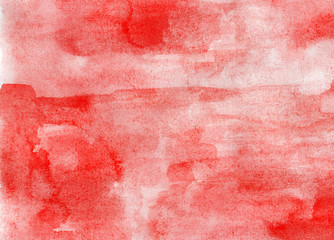 Abstract red background white and red watercolor paint