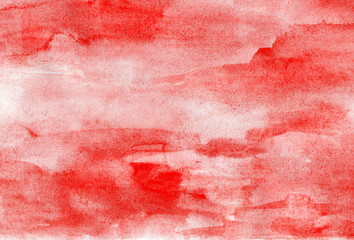 Abstract red background white and red watercolor paint