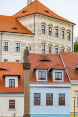 Fototapeta na wymiar Old town Bilina, Usti nad Labem Region, Czech Republic