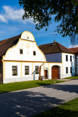 Fototapeta premium Holasovice a village in the Czech Republic is UNESCO enlisted
