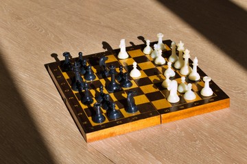 chess light and shadow
