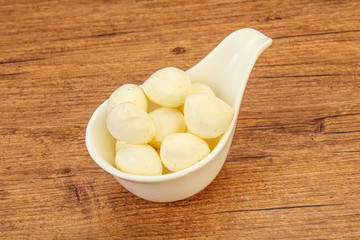 Natural tasty baby Mozarella cheese