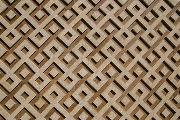 Seamless oriental wall pattern