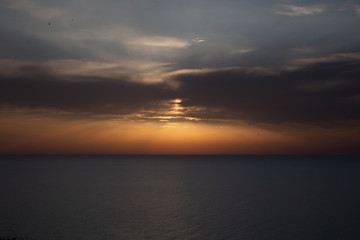 Wonderful sunset colors