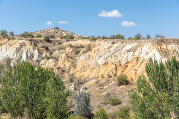 Fototapeta premium Cappadocia in Turkey with the three beautiful volcanic formation, three beautiful Cappadocia , Turkey.