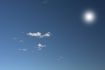 clouds in the sky,sun,white, air, day,blue,light, atmosphere, sunny, light, sunlight, beautiful, space, 