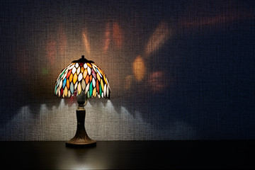 Witrażowa lampa