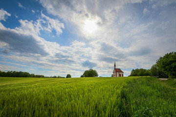 church in the field