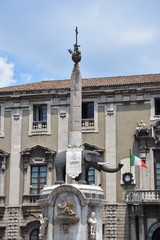 Fototapeta premium Une place à Catania en Sicile