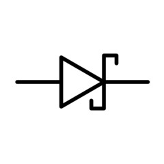 Symbol Schottky Diode icon Schottky Diode