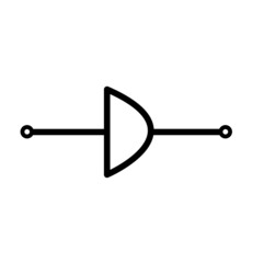 Symbol Tunnel Diode icon Tunnel Diode