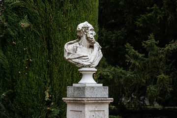 Fototapeta na wymiar Jardín El Capricho, de Madrid