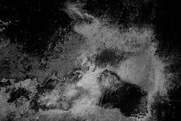 Monochrome textured, abstract grunge, fantasy or sci-fi background. For print or web projects including posters, album covers, wallpapers, video backgrounds, title screens and more.