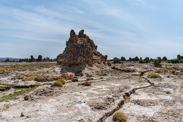 Landascape view of Lake Abbe
