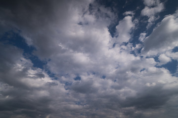 Himmel mit dramatischen Wolken