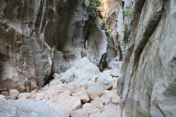 Fototapeta na wymiar Canyon Torrent de Pareis, Mallorca, Spain