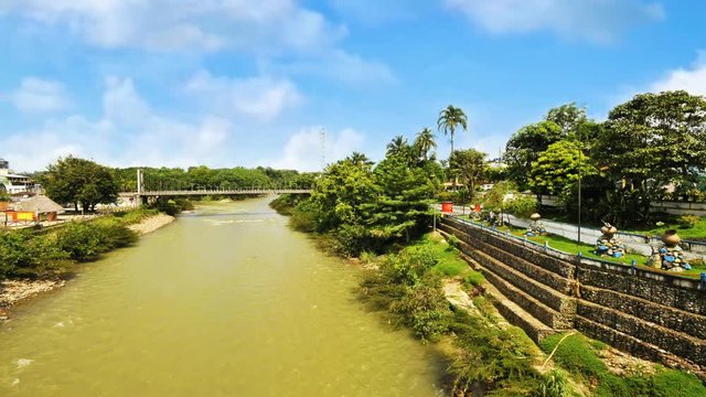 Ciudad del Tena en Amazonas del Ecuador