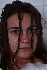 Tristesse d'une jeune femme