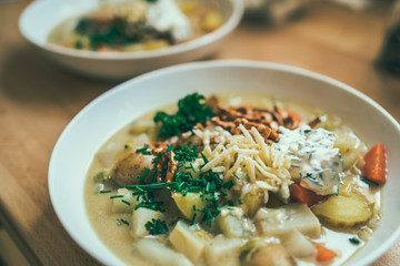 Potato kohlrabi stew