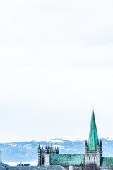 Old cathedral architecture Norway