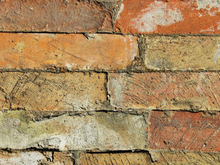 dirty old brick wall texture background decoration bar