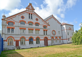 Building of Tilzita tram depot substation (1900). Sovetsk, Kaliningrad region