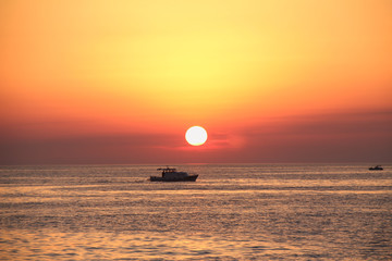 Zachód słońca Chorwacja