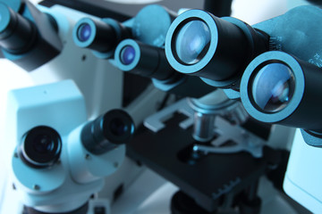 Group of Microscopes