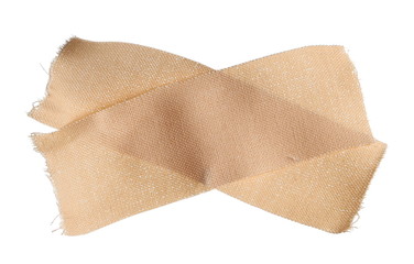 Fototapeta na wymiar Adhesive bandage, first aid isolated on white background 
