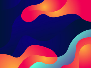 Abstract colorful flow shapes background for web, banner, website, landing page,wallpaper.