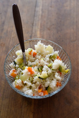 rice with vegetables