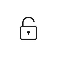 Lock Vector icon . Lorem Ipsum Illustration design