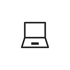 Laptop Vector icon . Lorem Ipsum Illustration design