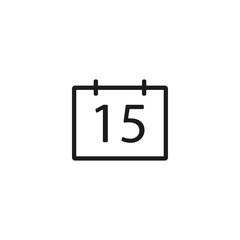 Calendar Vector icon . Lorem Ipsum Illustration design