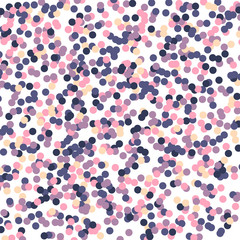 Colorful abstract dot background. Vector illustration for bright design. Circle art round backdrop. Happy mood. Color texture holiday element wallpaper.