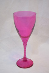 Mock up design set of elegant and traditional drink ware / drinking glass & Jar for wine or juice, colorful transparent isolated on black background 