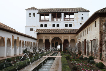 Fototapeta premium Alhambra palace complex in Spain