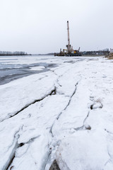 Winter photo. Winter landscape. 