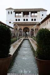 Fototapeta premium Alhambra palace complex in Spain