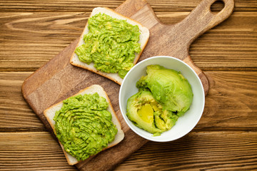Avocado healthy  toasts