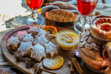 Rustic treats cookies and ginger jam