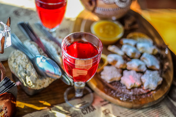 Rustic treats cookies and ginger jam