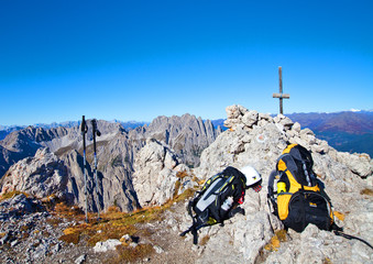 Die Lienzer Dolomiten mit der Karlsbader Hütte