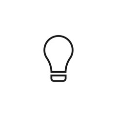 Lamp line Vector icon . Lorem Ipsum Illustration design